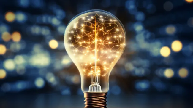 lightbulb representing idea